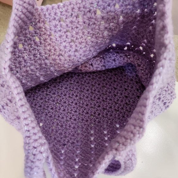 Crocheted Book Tote - Picture 2 of 2